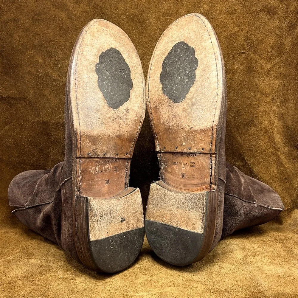 Fiorentini + Baker Brown Suede Ankle Boots - Picture 5 of 7